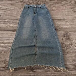 2000s Wide Leg Faded Baggy Jeans 26x28